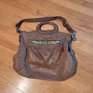 Well-traveled Fossil messenger bag